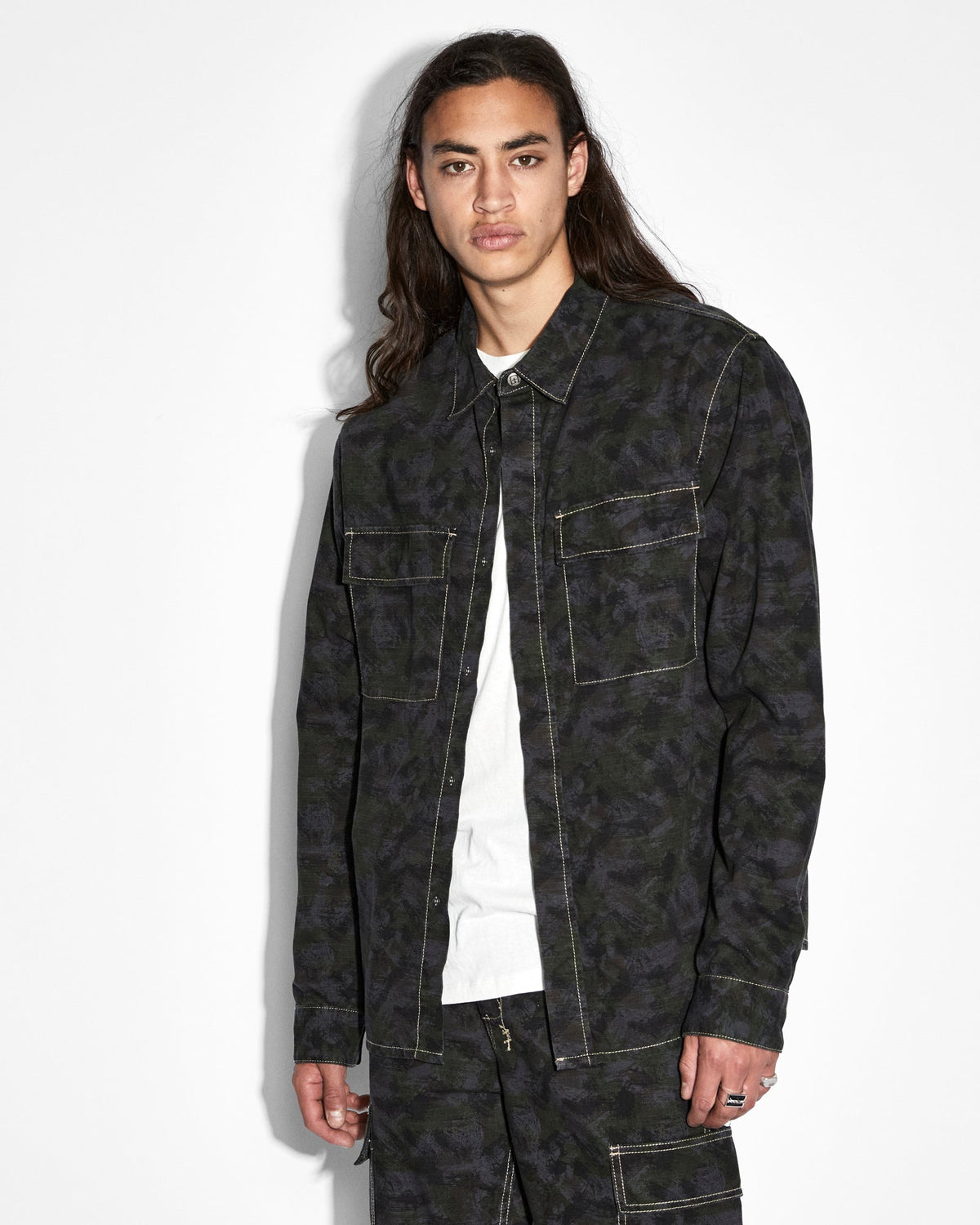 MENS SNAKEBITE LS SHIRT CAMO SHIRTS