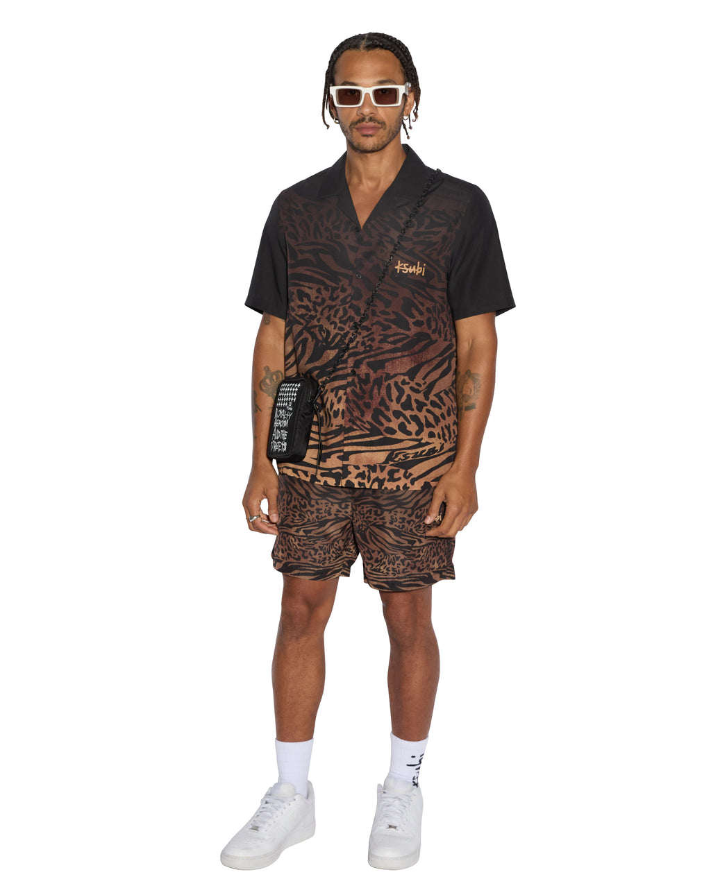 MENS SINNERS RESORT SS SHIRT LEOPARD SHIRTS