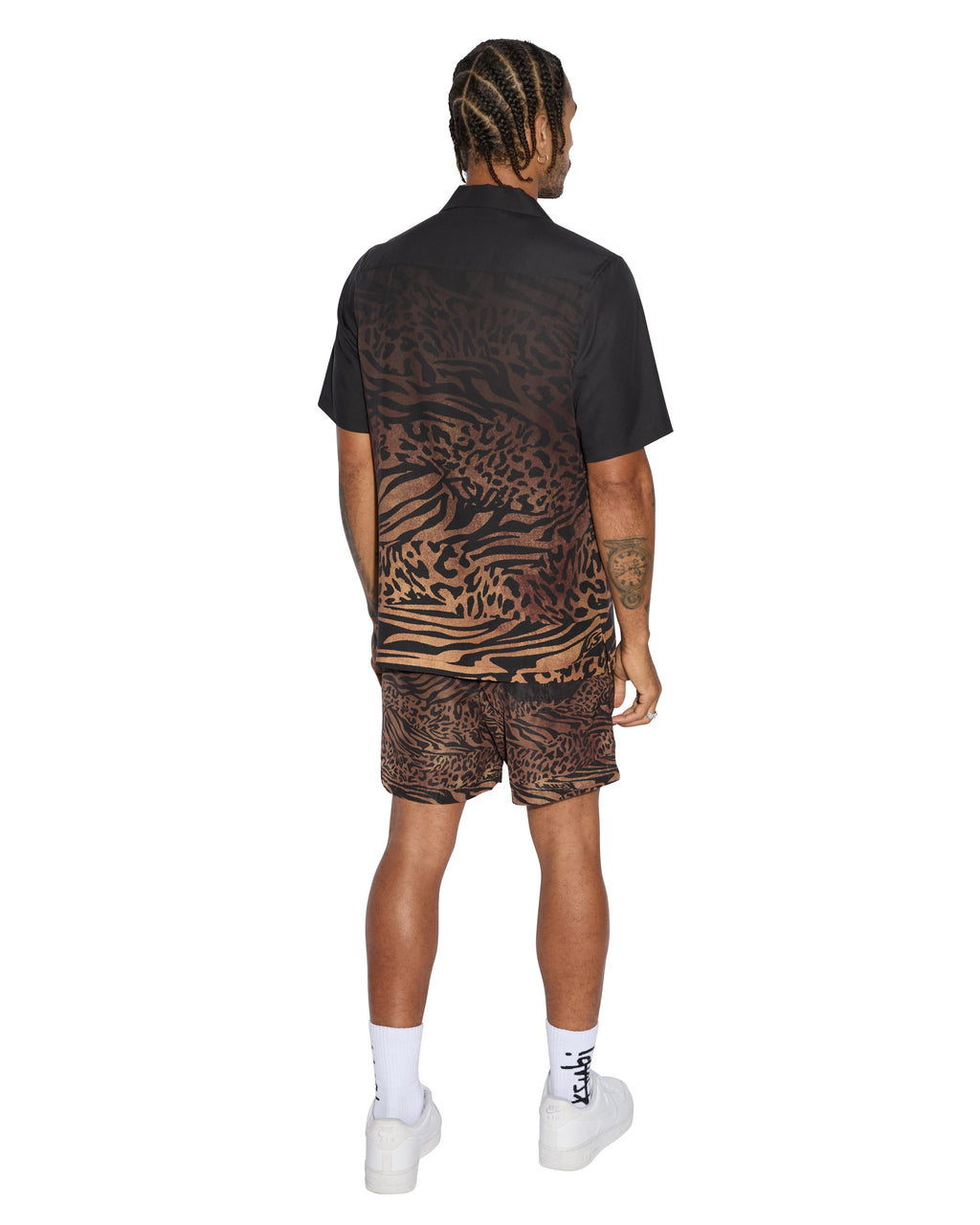 MENS SINNERS RESORT SS SHIRT LEOPARD SHIRTS