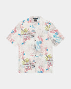 MENS SKRAWLER RESORT SS SHIRT WHITE SHIRTS
