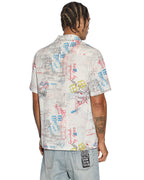 MENS SKRAWLER RESORT SS SHIRT WHITE SHIRTS