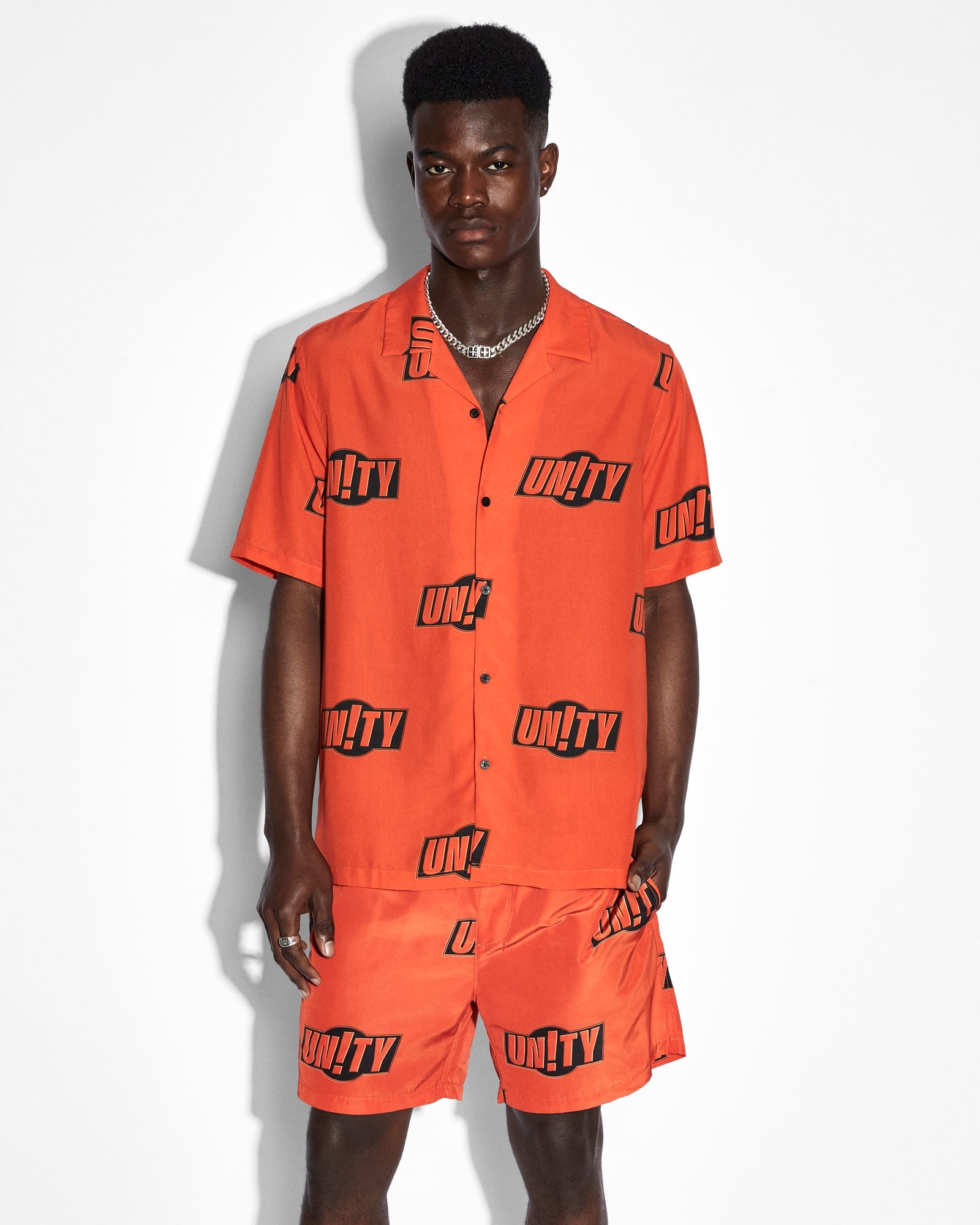 UNITY SIGN RESORT SS SHIRT ORANGE