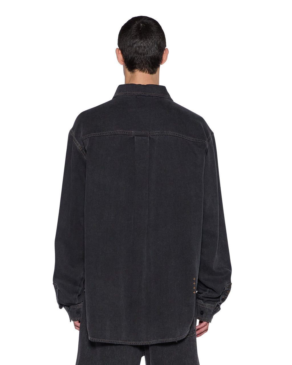 MENS VULTURE DENIM LS SHIRT BAXTER BLACK SHIRTS