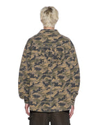 Mens Vulture Ls Shirt Camo Skinny Shirts - Green