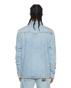MENS WHIPLASH LS SHIRT KRYSTAL BLUE SHIRTS