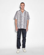 MENS WHITENOISE LEOPARD RESORT SS SHIRT MULTI SHIRTS