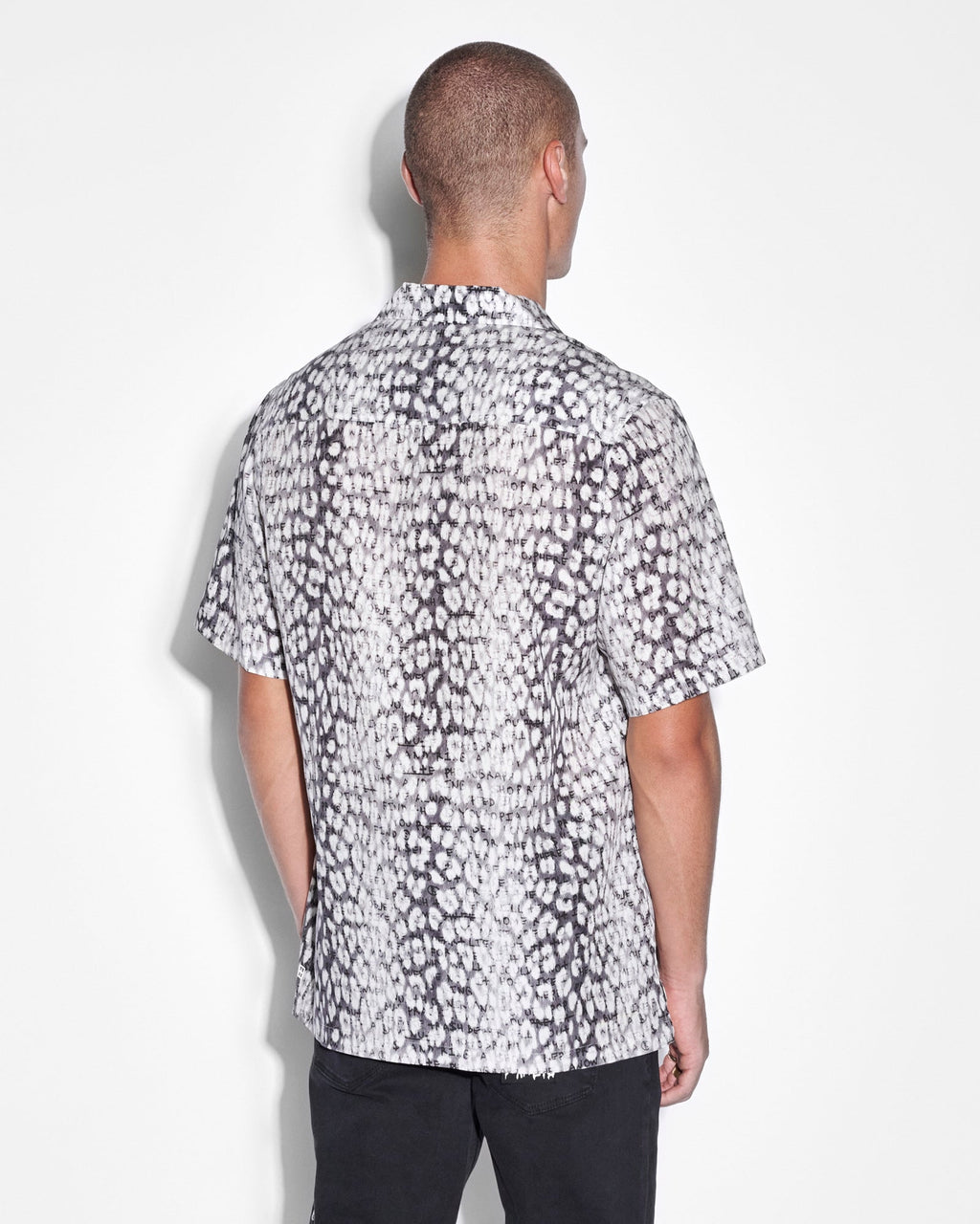 MENS WHITENOISE LEOPARD RESORT SS SHIRT MULTI SHIRTS