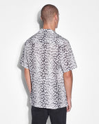 MENS WHITENOISE LEOPARD RESORT SS SHIRT MULTI SHIRTS
