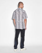 MENS WHITENOISE LEOPARD RESORT SS SHIRT MULTI SHIRTS