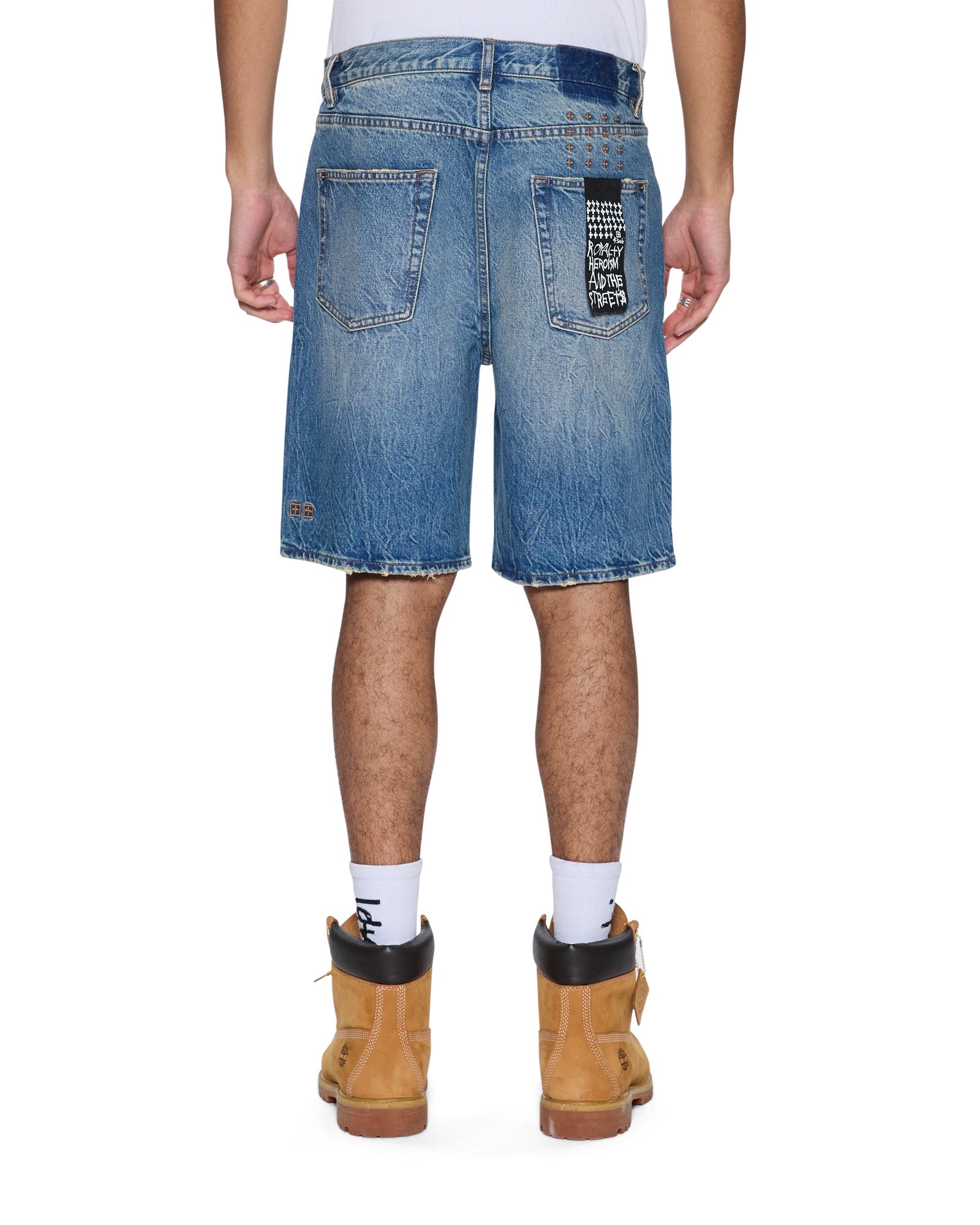 MENS  ANTI SHORT TEXAS BLUE RELAXED WALKSHORTS