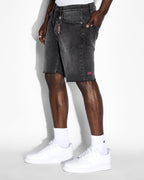 Mens Chopper Short Spray Out Pink Slim Walkshorts - Black