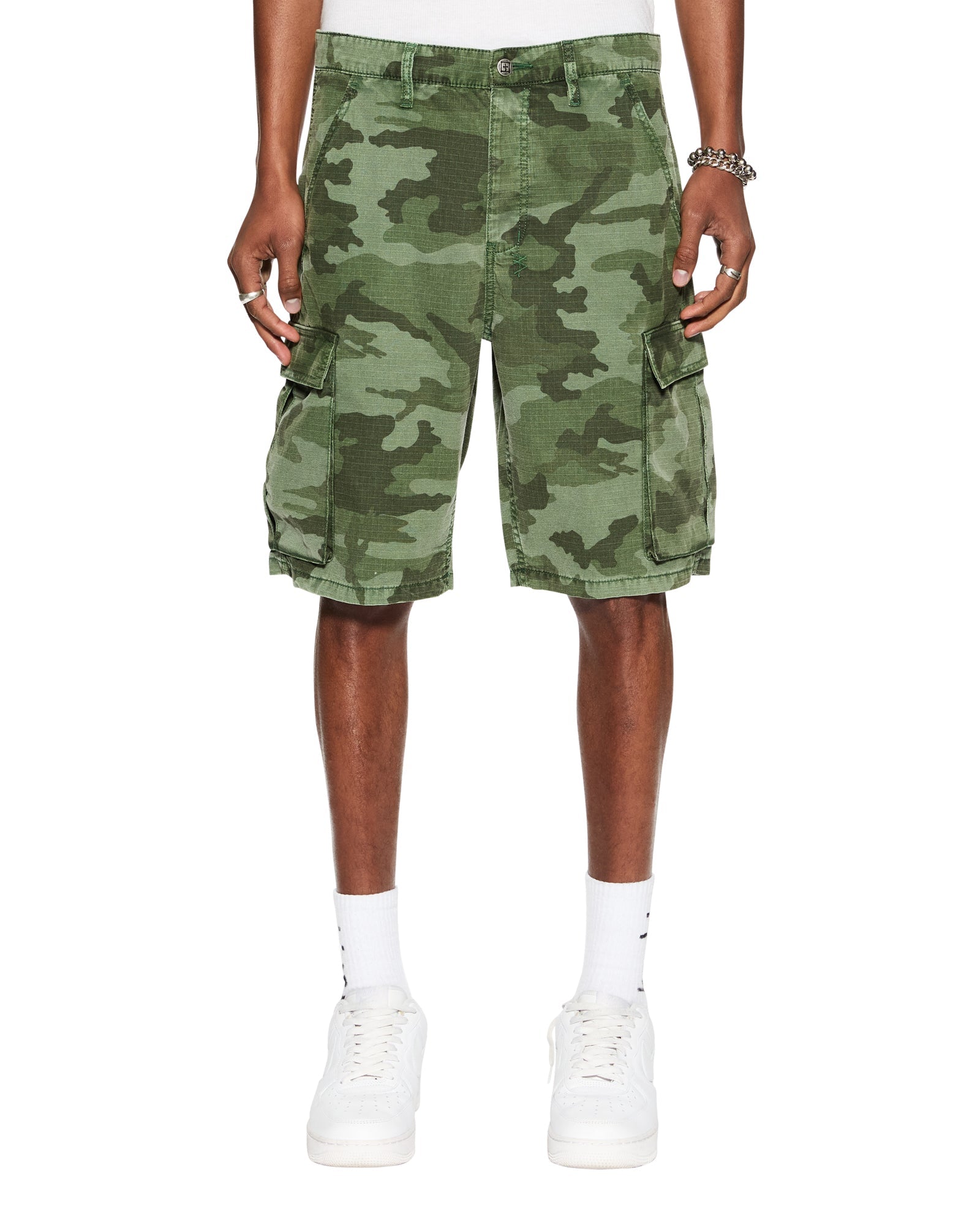 FUGITIVE CARGO SHORT HASH CAMO