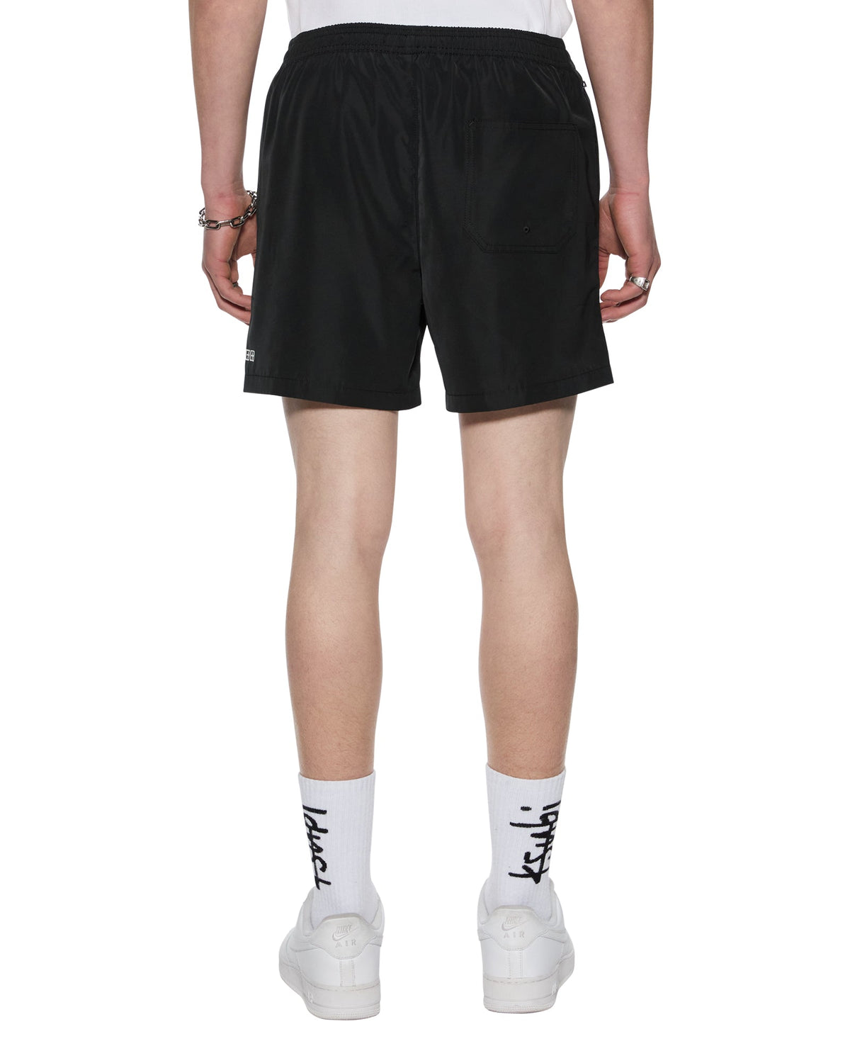 MENS LINE UP BOARDSHORT JET BLACK WALKSHORTS