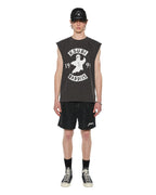 MENS LINE UP BOARDSHORT JET BLACK WALKSHORTS
