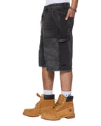 MENS MAXX OPERATOR SHORT TORQUED BLACK WALKSHORTS