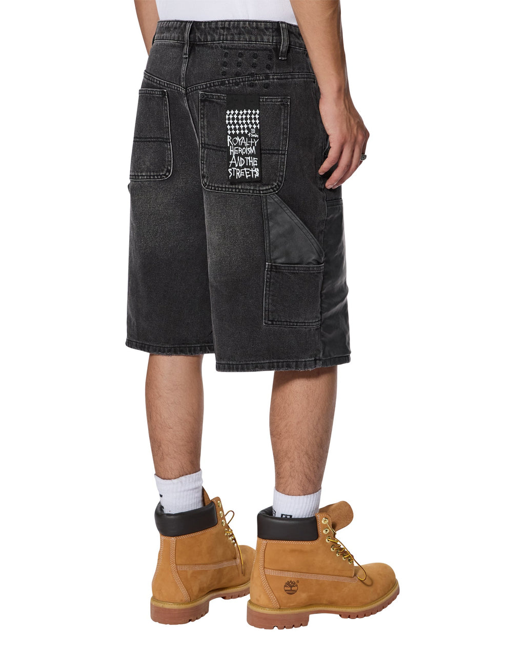 MENS MAXX OPERATOR SHORT TORQUED BLACK WALKSHORTS