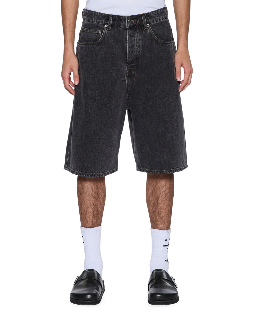 Mens Maxx Short Baxter Black Relaxed Walkshorts - Black