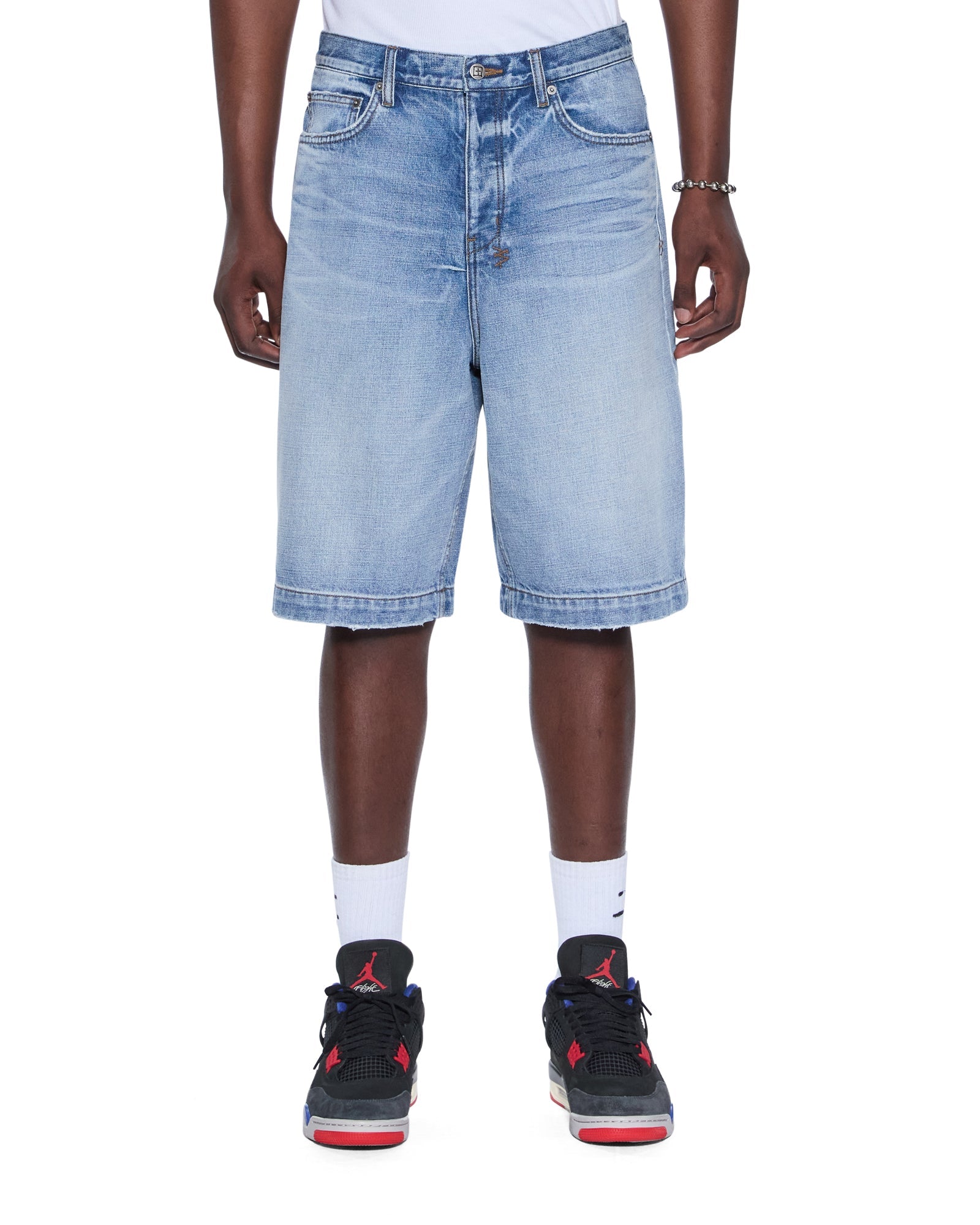 MENS MAXX SHORT DAKOTA BLUE OVERSIZED WALKSHORTS