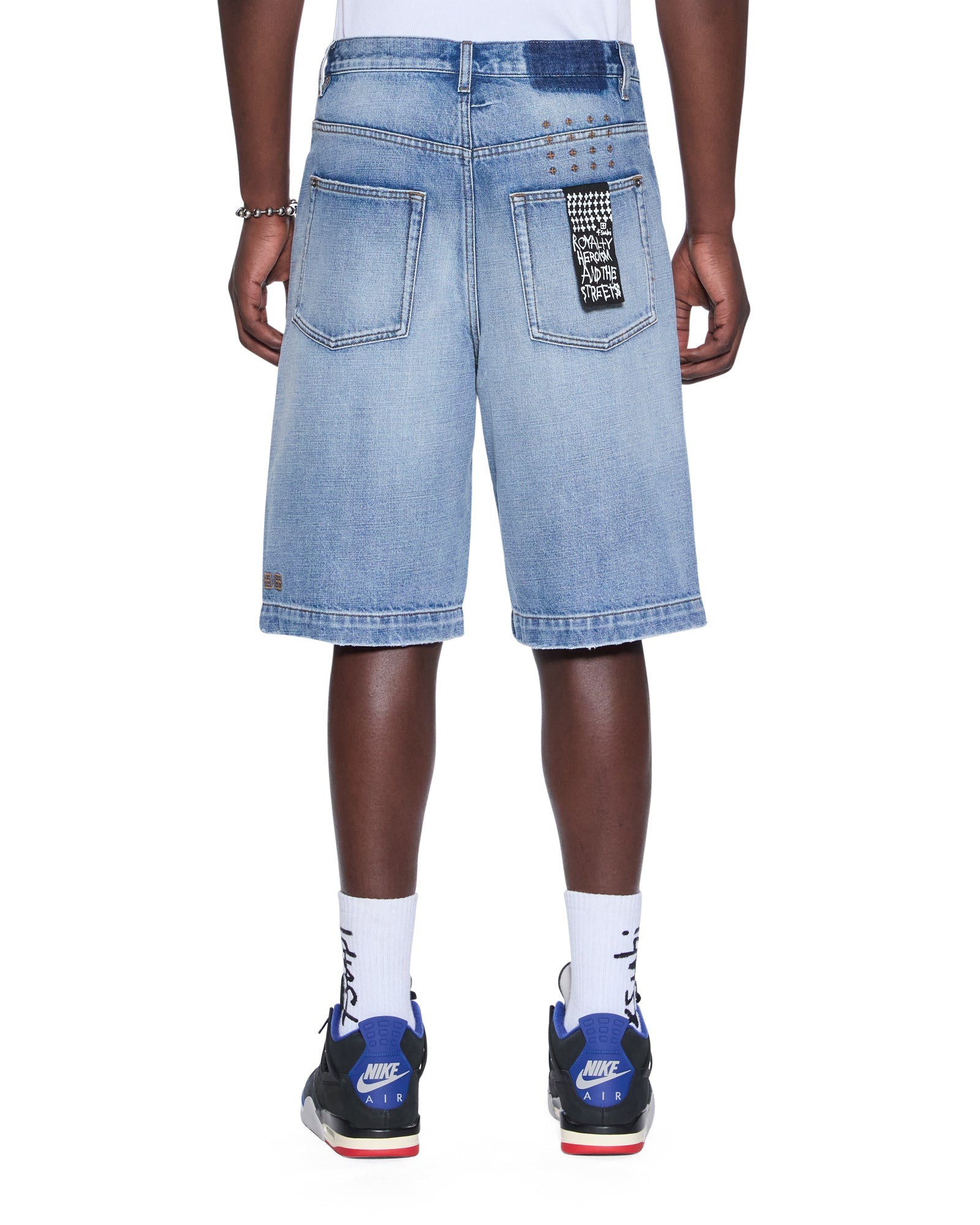 MENS  MAXX SHORT DAKOTA BLUE OVERSIZED WALKSHORTS