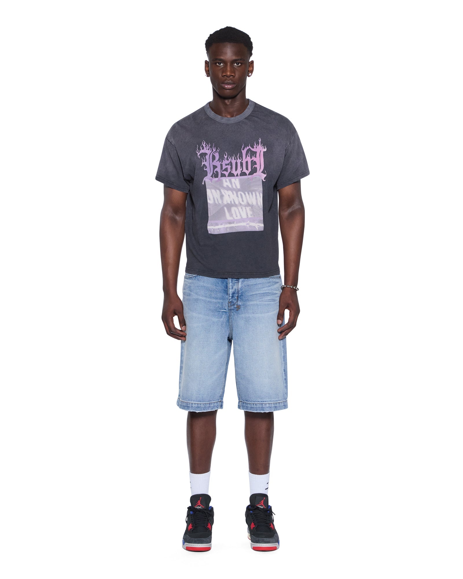 MENS MAXX SHORT DAKOTA BLUE OVERSIZED WALKSHORTS