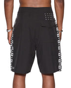 Mens Mayte Razor Boardshort Washed Black Relaxed Walkshorts - Black
