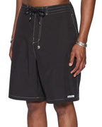 Mens Sott Razor Boardshort Washed Black Relaxed Walkshorts - Black