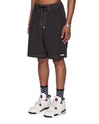 Mens Sott Razor Boardshort Washed Black Relaxed Walkshorts - Black