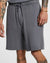 MENS  4 X 4 TRAK SHORT CHARCOAL SLIM WALKSHORTS