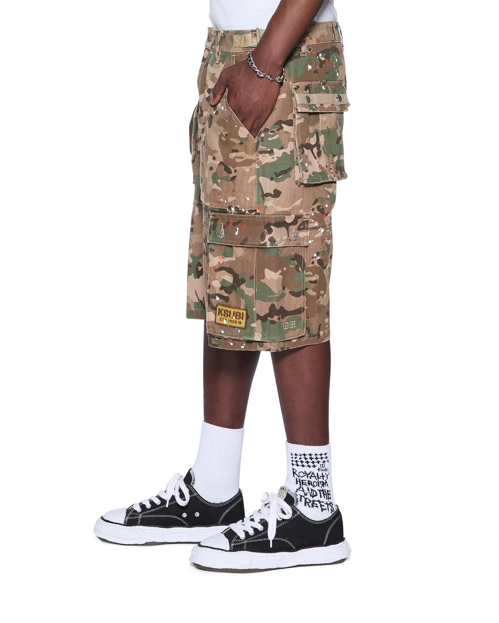 MENS TROOPER CARGO SHORT WOODLAND WALKSHORTS