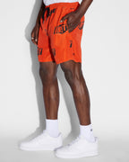 MENS UNITY SIGN BURNER BOARDSHORT ORANGE WALKSHORTS