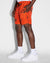 MENS  UNITY SIGN BURNER BOARDSHORT ORANGE REGULAR WALKSHORTS