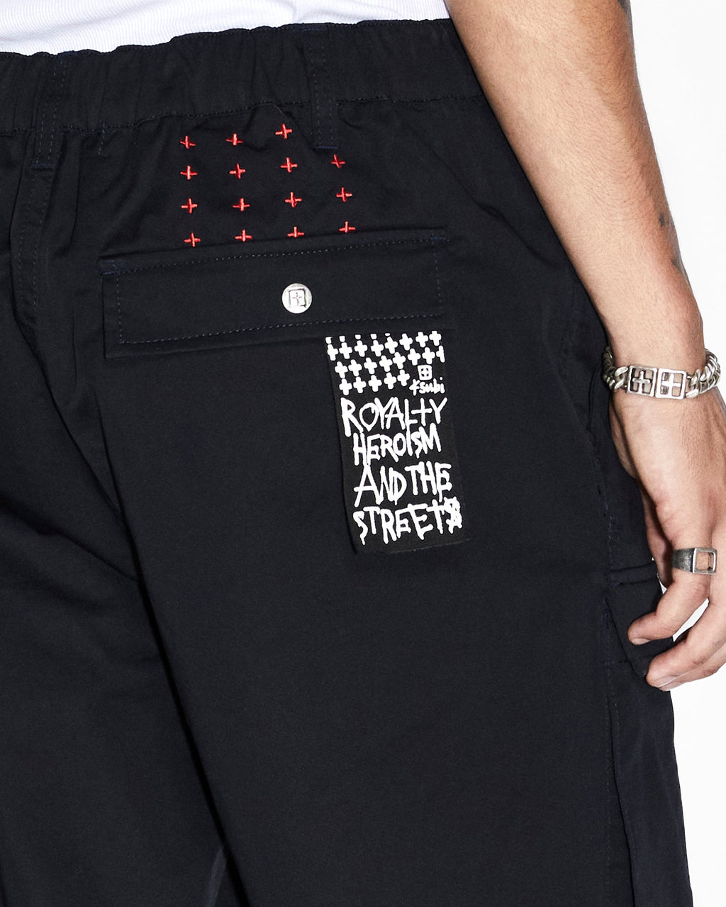 Mens Fugitive Cargo Short Tru Black Straight Walkshorts - Black