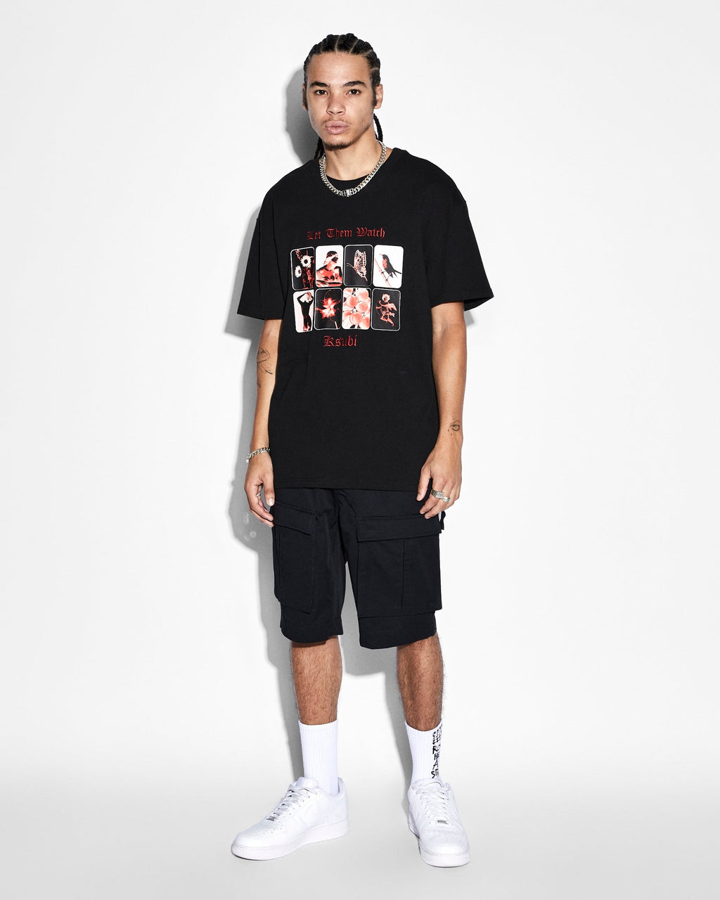 Mens Icons Biggie Ss Tee Jet Black Oversized Tees - Black