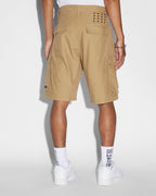 Mens Fugitive Cargo Short Dark Tan Straight Walkshorts - Tan