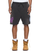 MENS GENESIS TRAK SHORT CHARCOAL FADE WALKSHORTS