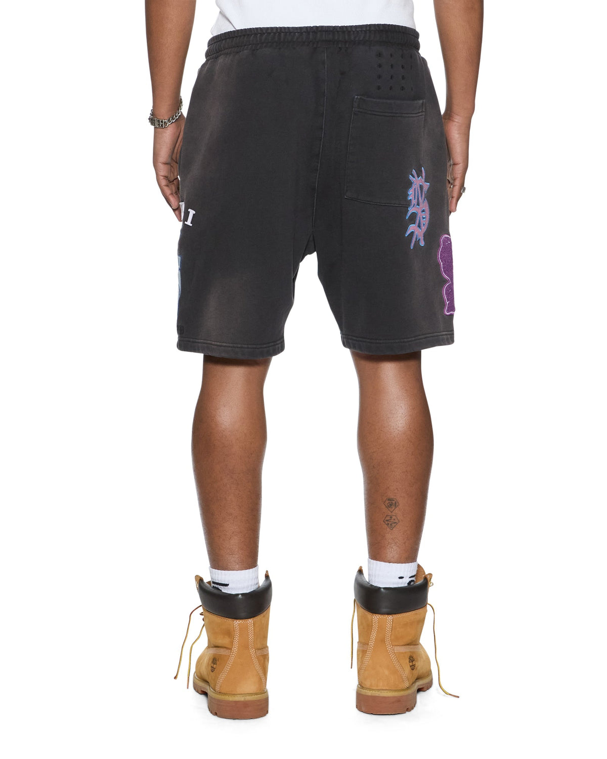MENS GENESIS TRAK SHORT CHARCOAL FADE WALKSHORTS