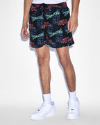 Mens Glow Boardshort Multi Regular Walkshorts - Multi Colour