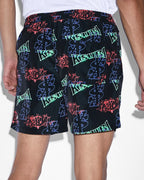 Mens Glow Boardshort Multi Regular Walkshorts - Multi Colour