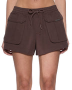 WOMENS HARPER SHORTS CHOCOLATE WALKSHORTS