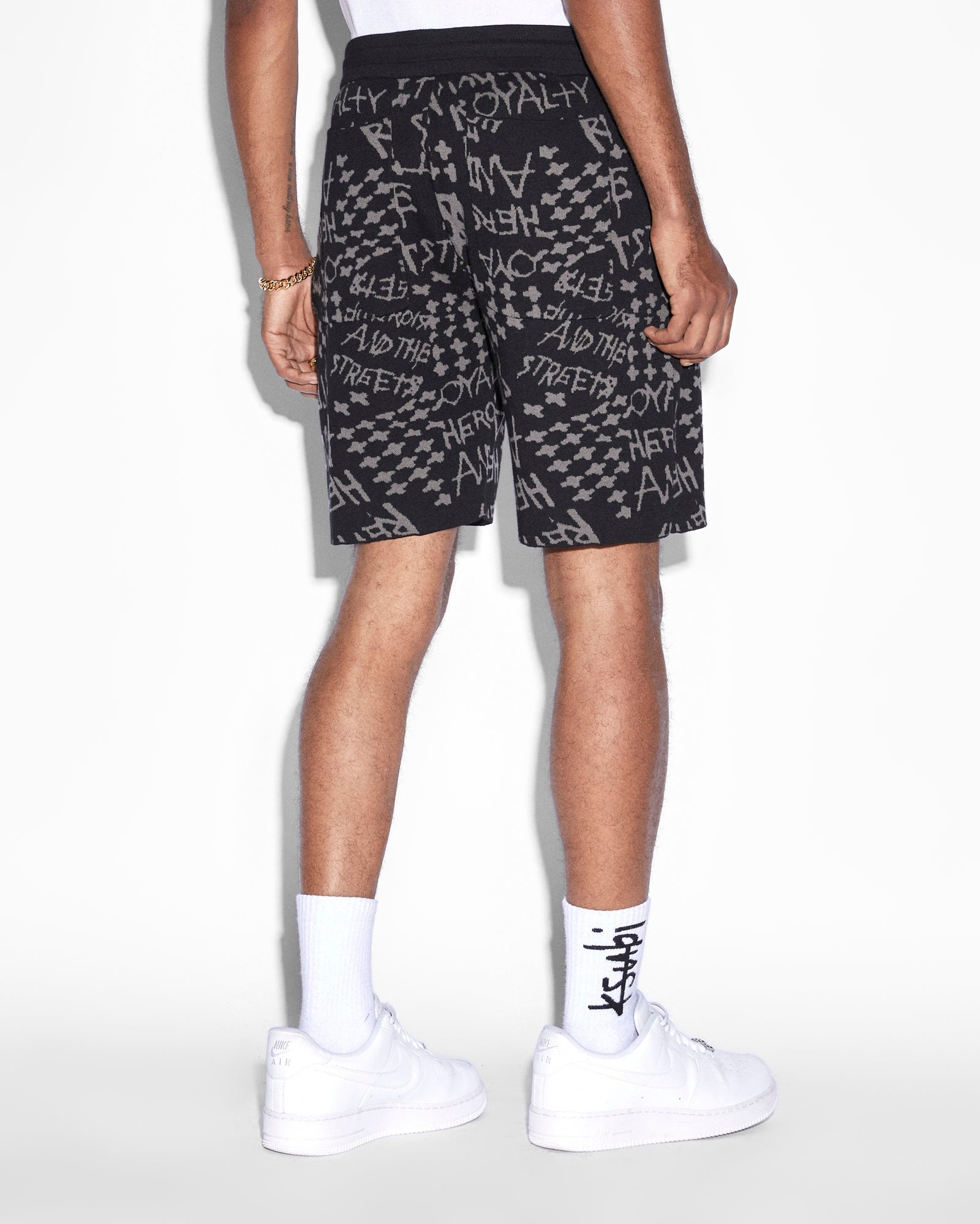 HEROISM KNIT SHORT BLACK