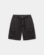 MENS KRUSH CARGO SHORT BLACK WALKSHORTS