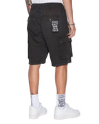 MENS KRUSH CARGO SHORT BLACK WALKSHORTS