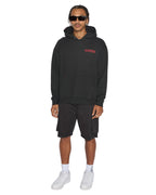 MENS KRUSH CARGO SHORT BLACK WALKSHORTS