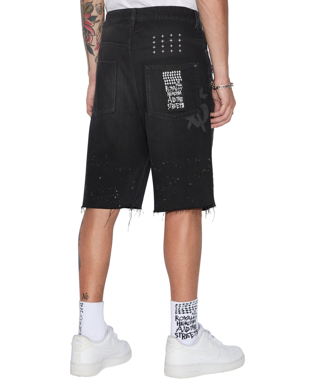 MENS MAXX SHORT ARTIST BLACK WALKSHORTS