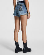 Womens Rollin Out Short Haven Relaxed Walkshorts - Denim