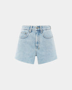 WOMENS RISE N HI TORN UP WALKSHORTS