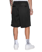 MENS ROLL MESH SHORT BLACK WALKSHORTS