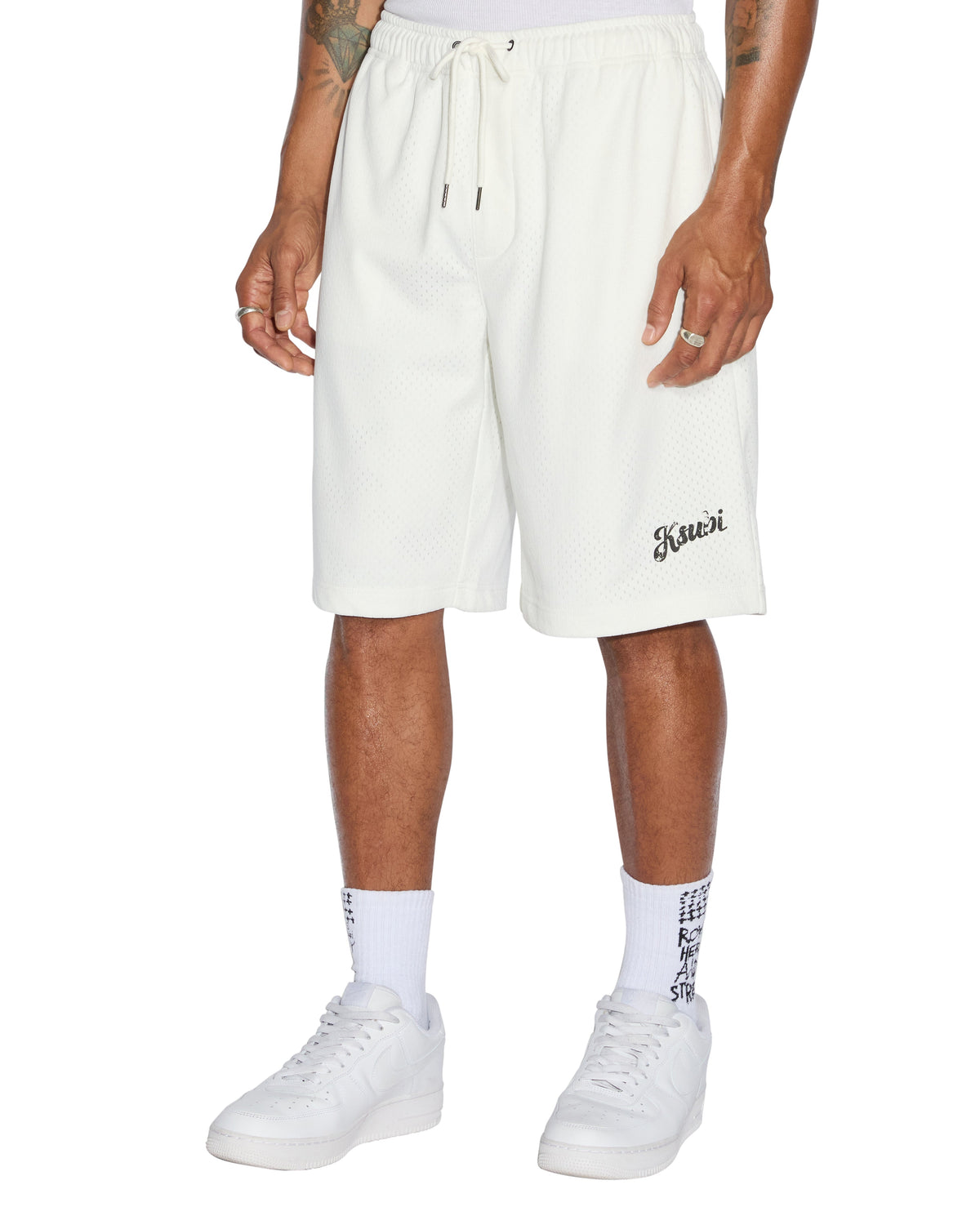 ROLL MESH SHORT WHITE