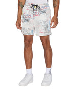 MENS SKRAWLER BOARDSHORT WHITE WALKSHORTS