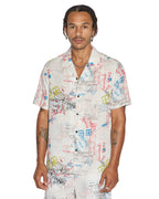 MENS SKRAWLER BOARDSHORT WHITE WALKSHORTS